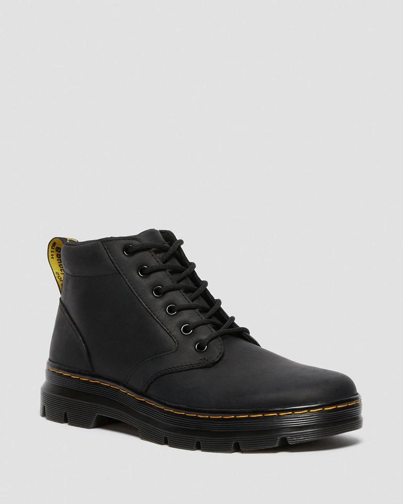 Botas Casuales Dr Martens Bonny Cuero Hombre Negros | MX 344UZG